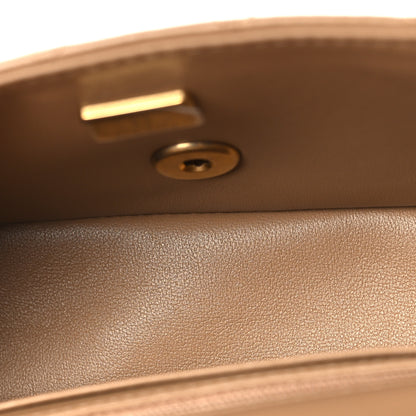 Chanel Lambskin Quilted Mini Metal Top Handle Rectangular Flap Beige 5 of 10