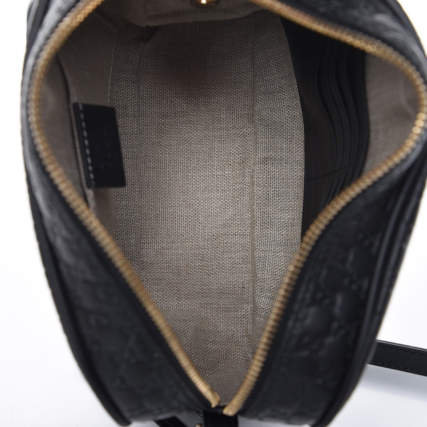 Microguccissima Mini Bree Messenger Bag Black