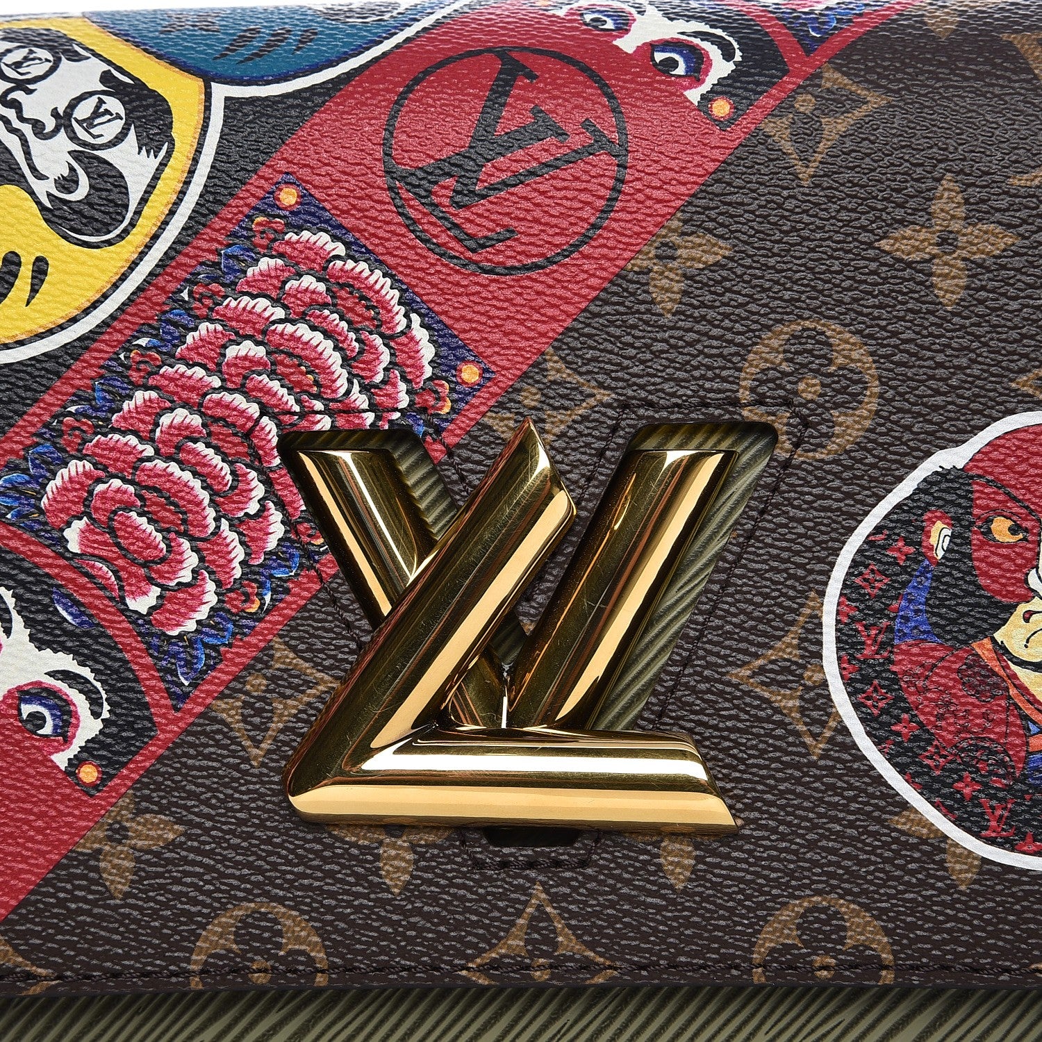 Louis Vuitton Epi Monogram Kabuki Twist Shoulder Bag MM Green 10 of 11