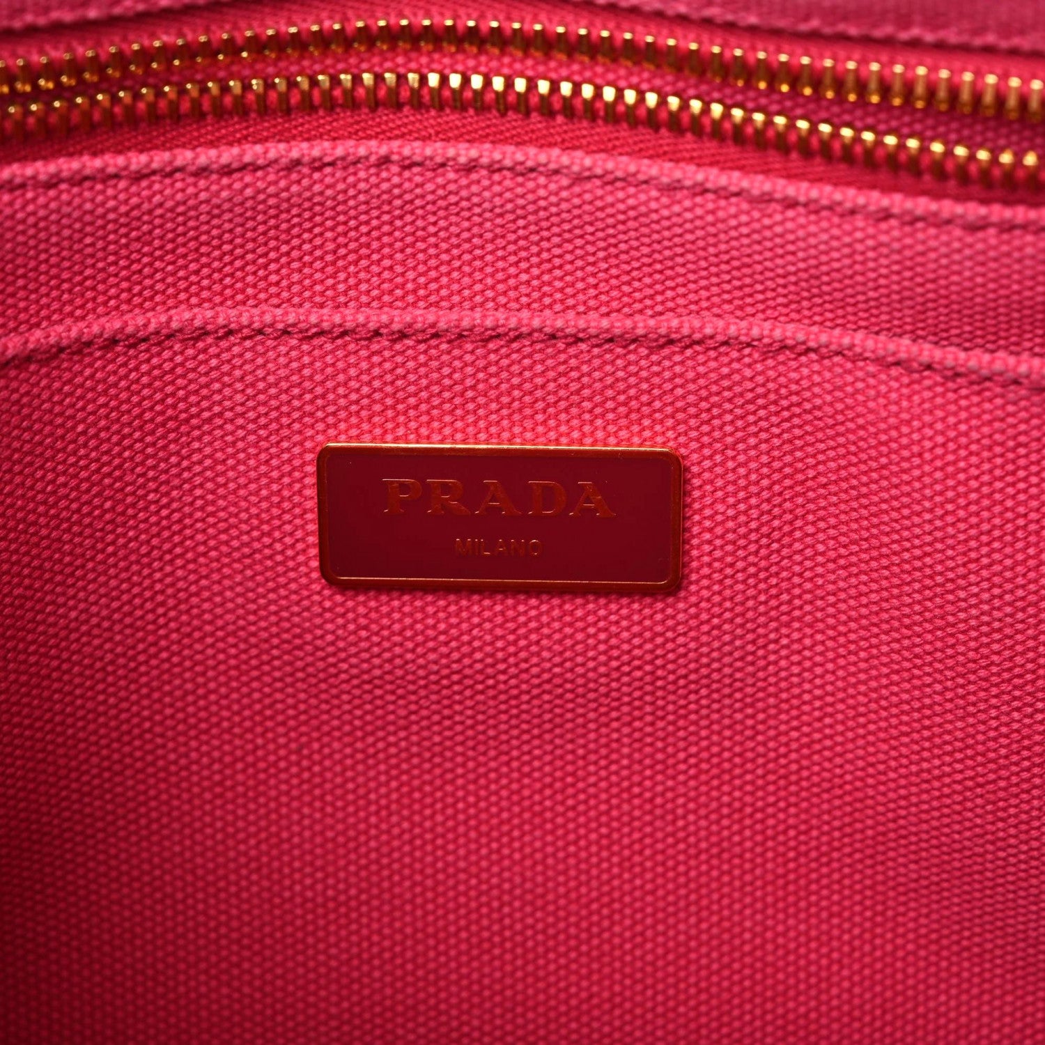 Prada Canapa Small Logo Tote Peonia 6 of 22