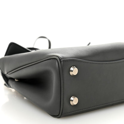 Balenciaga Natural Smooth Calfskin Mini Rodeo Top Handle Handbag Grey 9 of 11