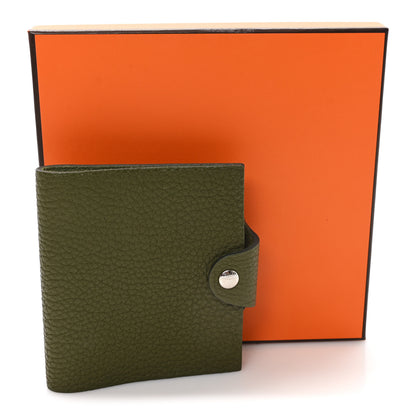 Hermes Togo Ulysse Mini Notebook Cover Vert Veronese 8 of 8