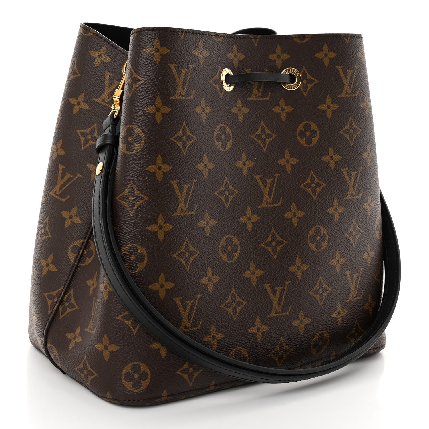 Louis Vuitton Monogram Neonoe MM Black 3 of 10
