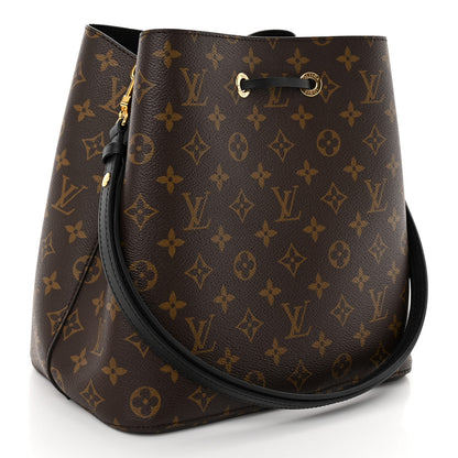 Louis Vuitton Monogram Neonoe MM Black 3 of 10
