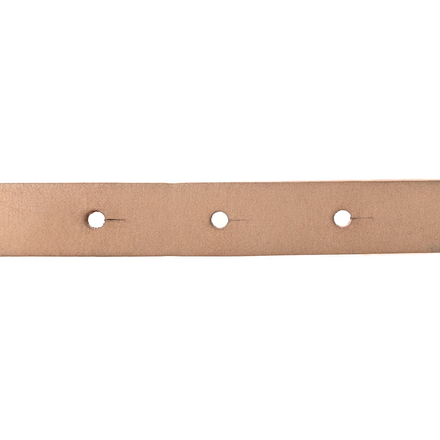 Pearlized Snakeskin CC Logo Skinny Belt 80 32 Beige