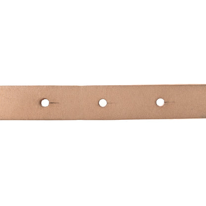 Chanel Pearlized Snakeskin CC Logo Skinny Belt 80 32 Beige 5 of 5