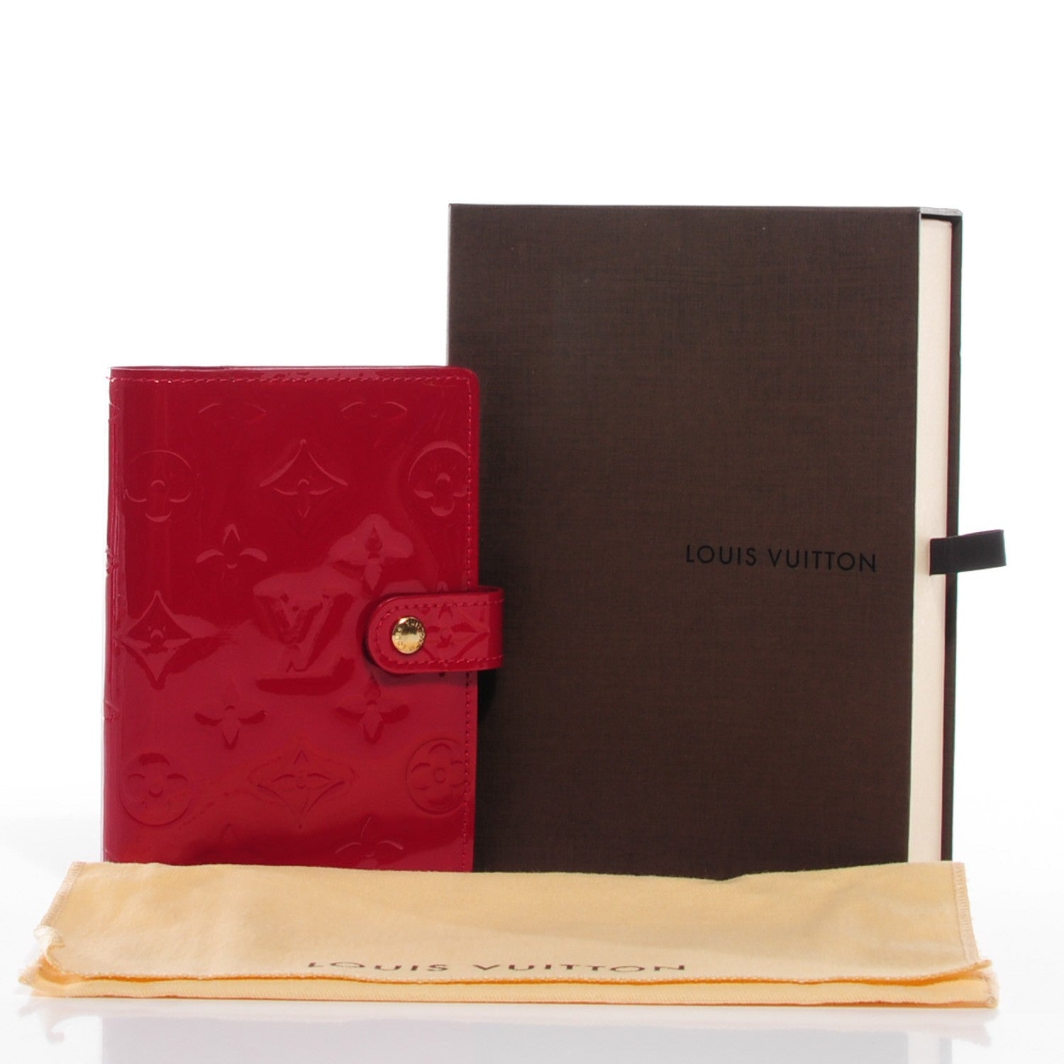 Louis Vuitton Vernis Small Ring Cover Agenda Pomme D'Amour 8 of 8
