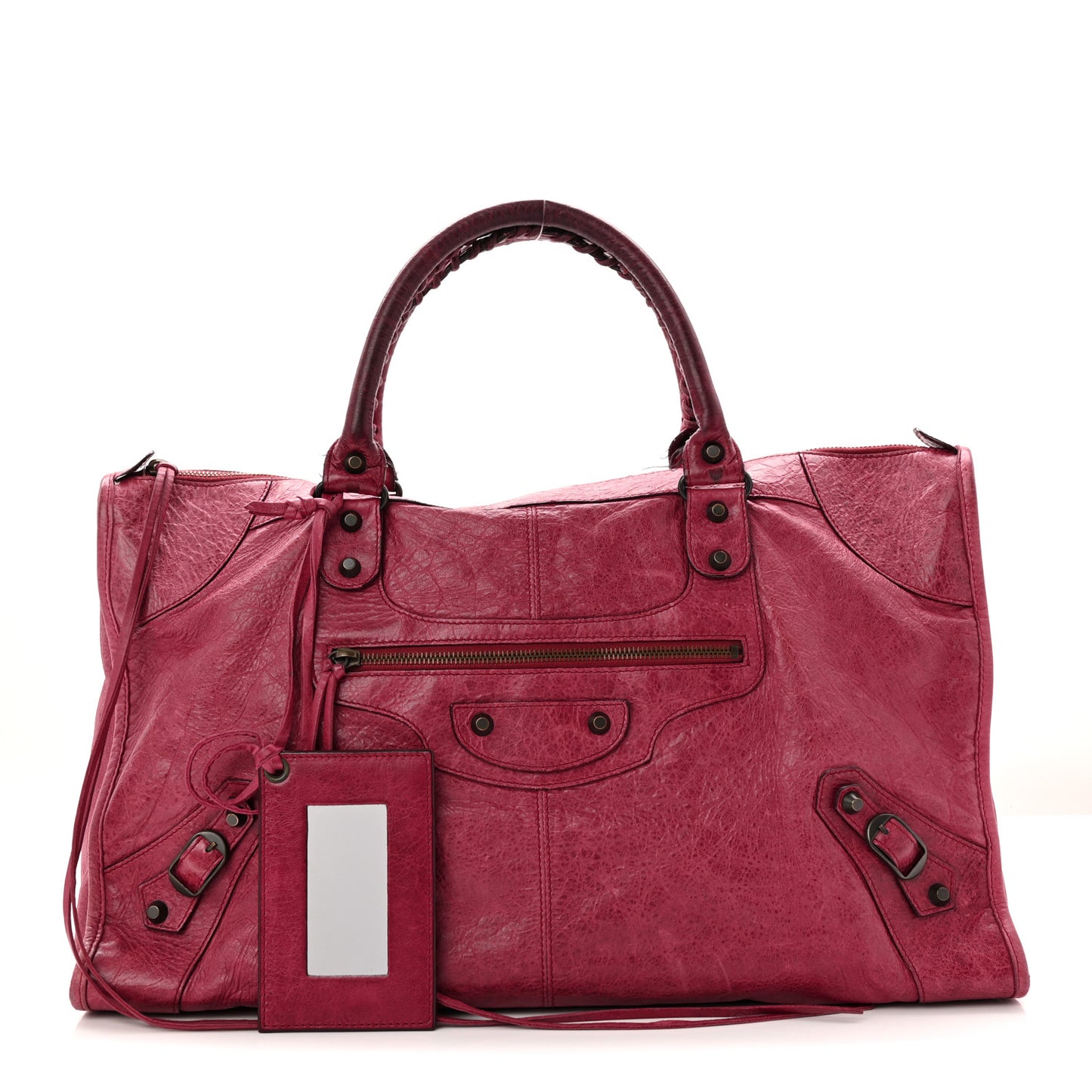Agneau Classic Hardware Work Pourpre