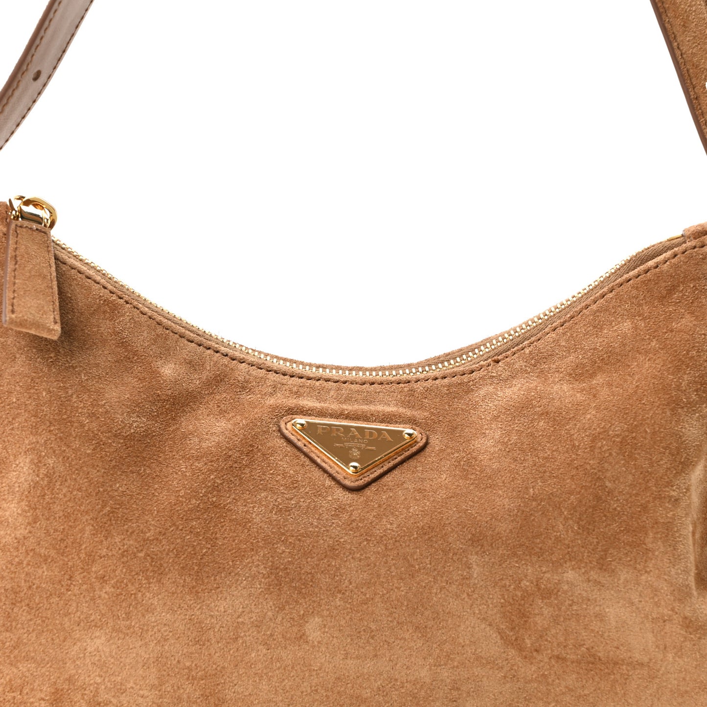 Scamosciato Suede Medium Aimee Shoulder Bag Cacao