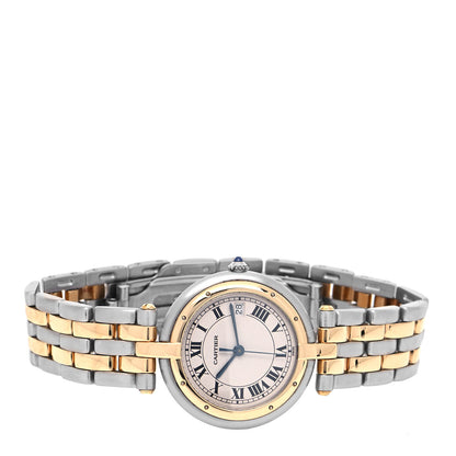 Cartier Stainless Steel 18K Yellow Gold 24mm Panthere Vendome Quartz Watch 2 of 4