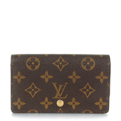 Louis Vuitton Monogram Porte-Monnaie Tresor Wallet 1 of 9