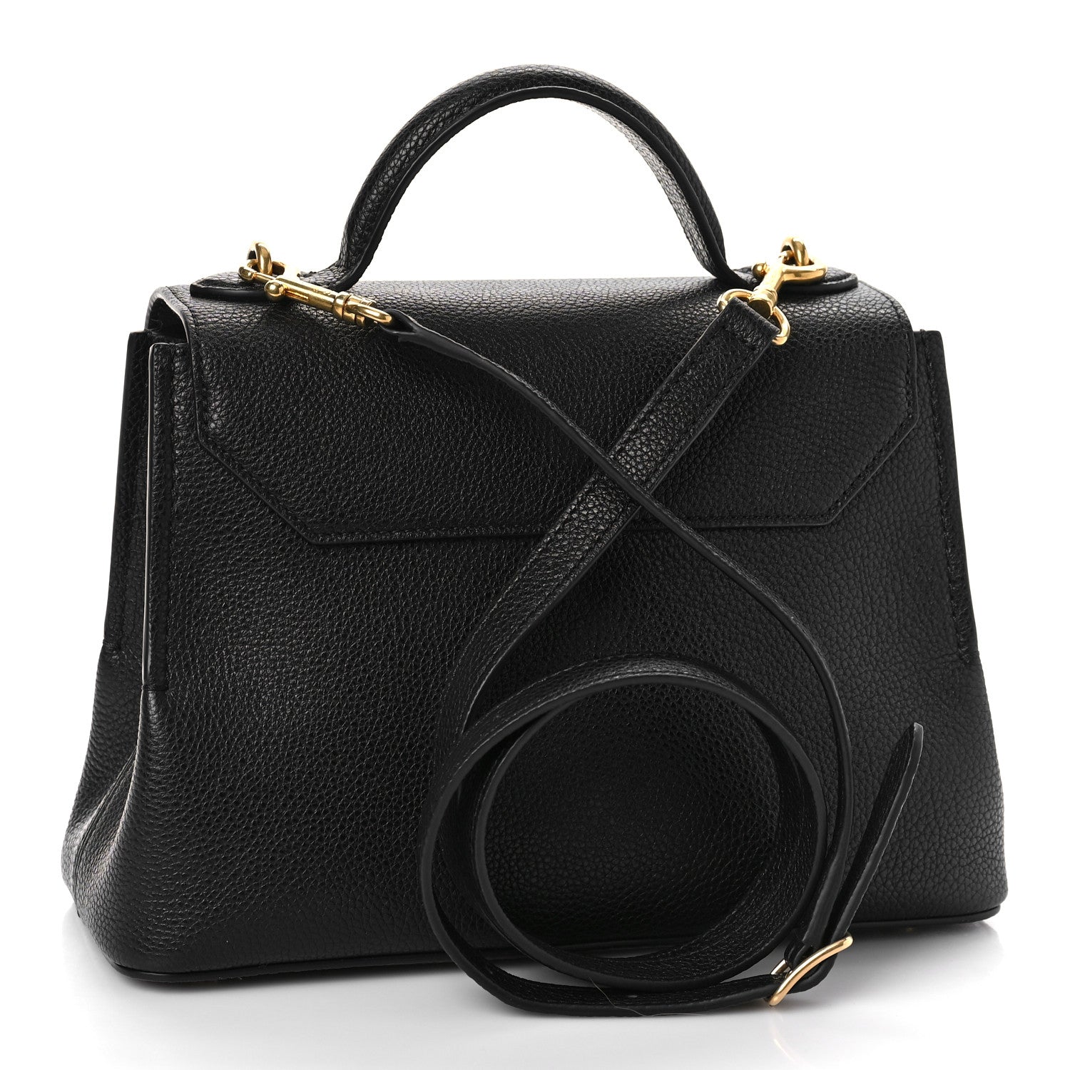Mulberry Small Classic Grain Calfskin Mini Seaton Black 3 of 8
