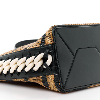 Stella McCartney Raffia Jacquard Tiger Bucket Bag 10 of 11