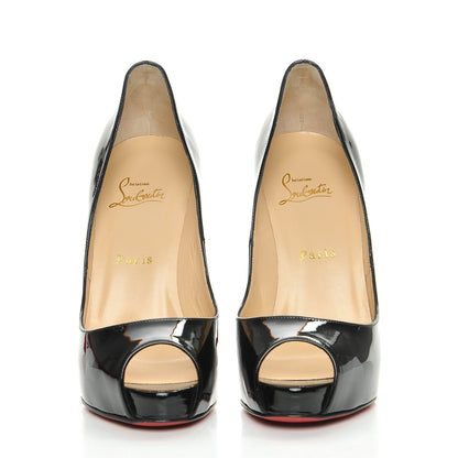 Christian Louboutin Patent Very Prive 120 Pumps 39 Black 2 of 7