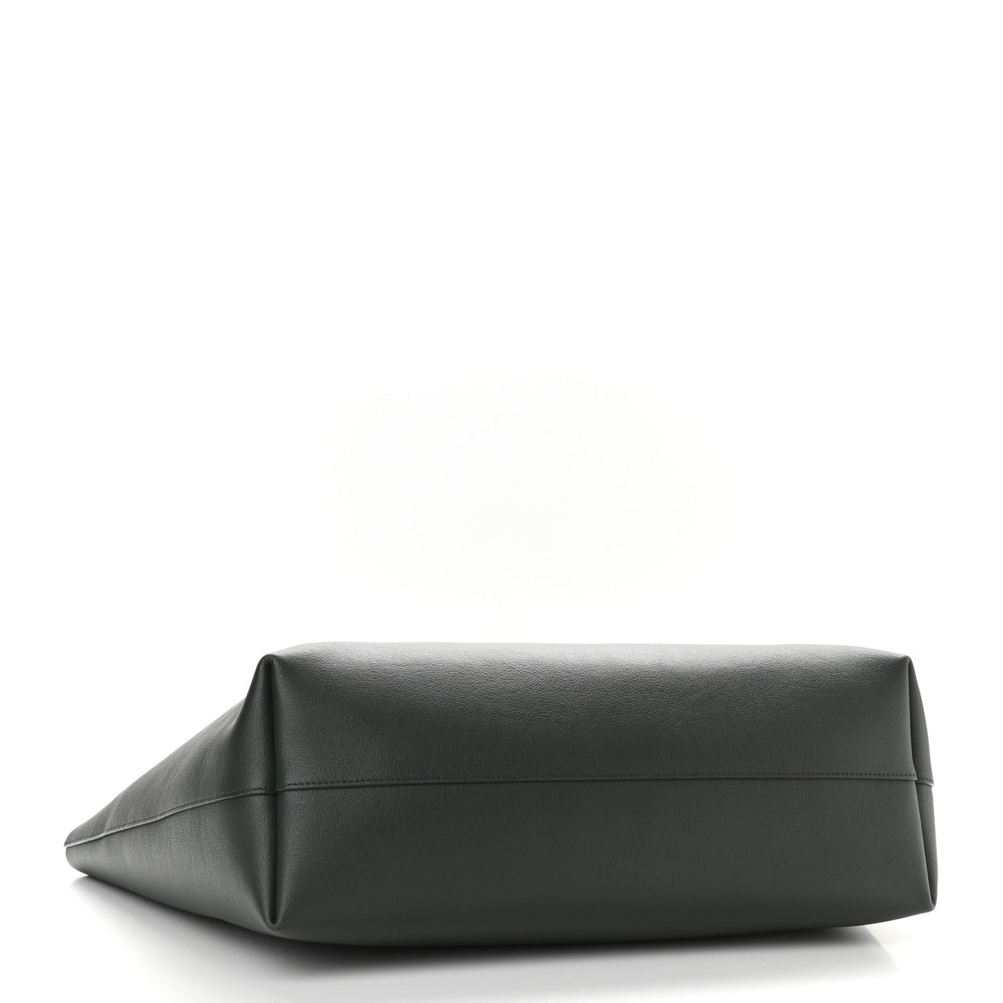 Calfskin Large Shopping Tote Dark Green