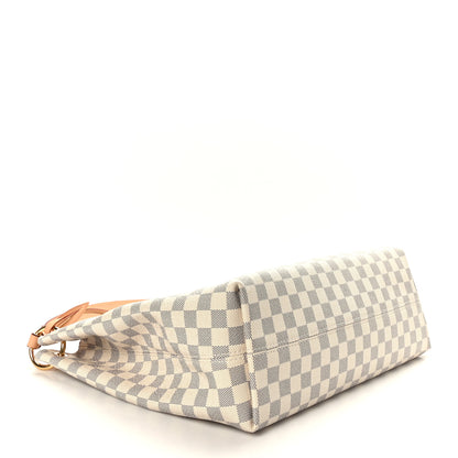 Louis Vuitton Damier Azur Graceful MM Rose Ballerine 4 of 8