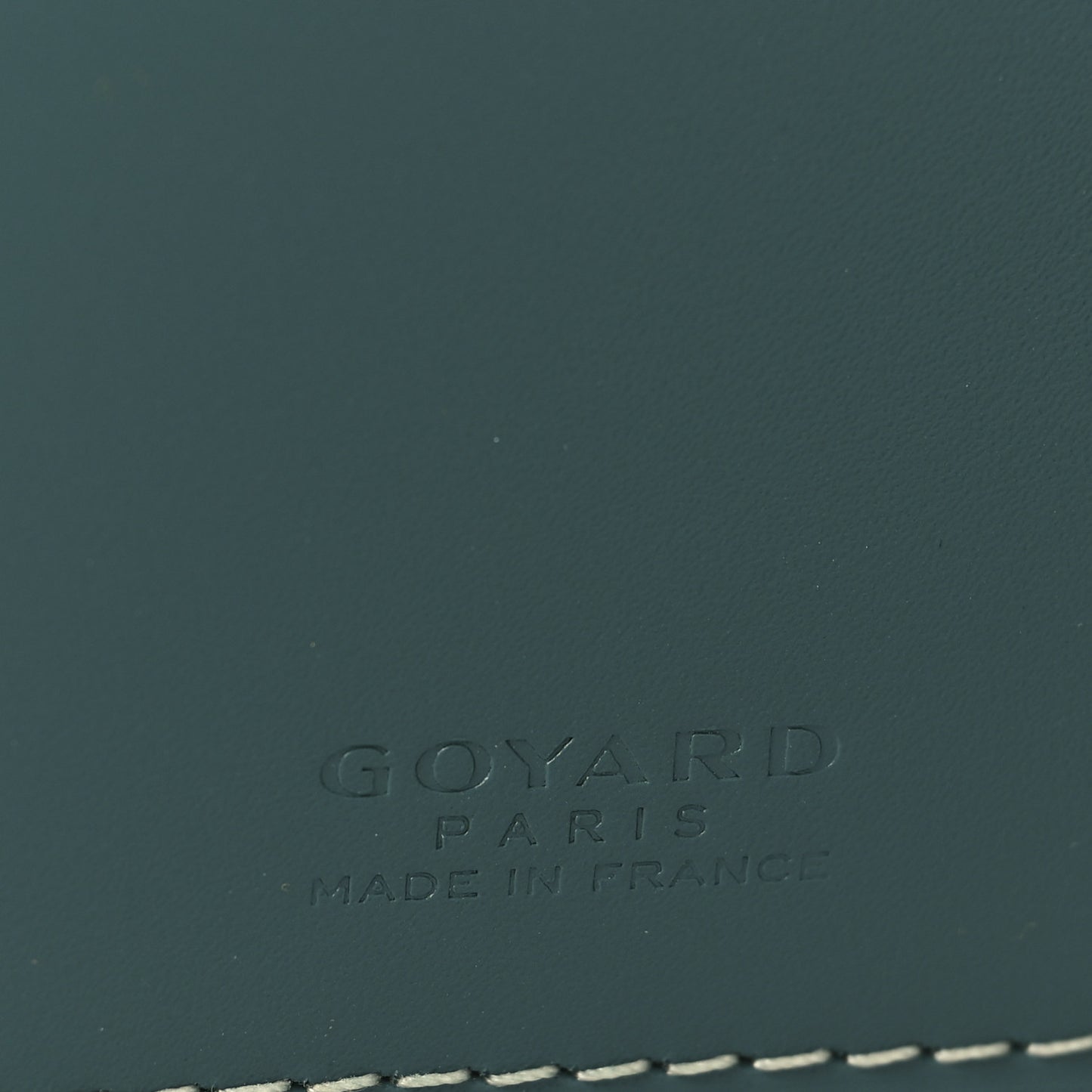 Goyardine Grenelle Passport Wallet Green