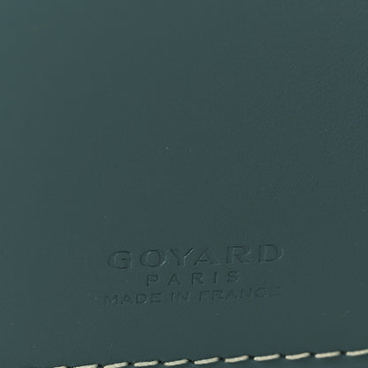 Goyard Goyardine Grenelle Passport Wallet Green 6 of 7