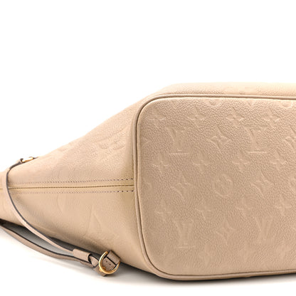 Louis Vuitton Empreinte Monogram Giant Neverfull MM Tourterelle 8 of 9