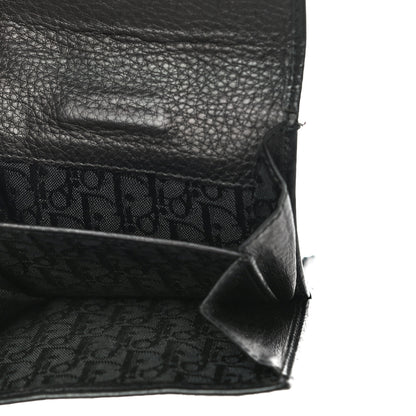 Christian Dior Calfskin Street Chic Compact Flap Wallet Black 6 of 12