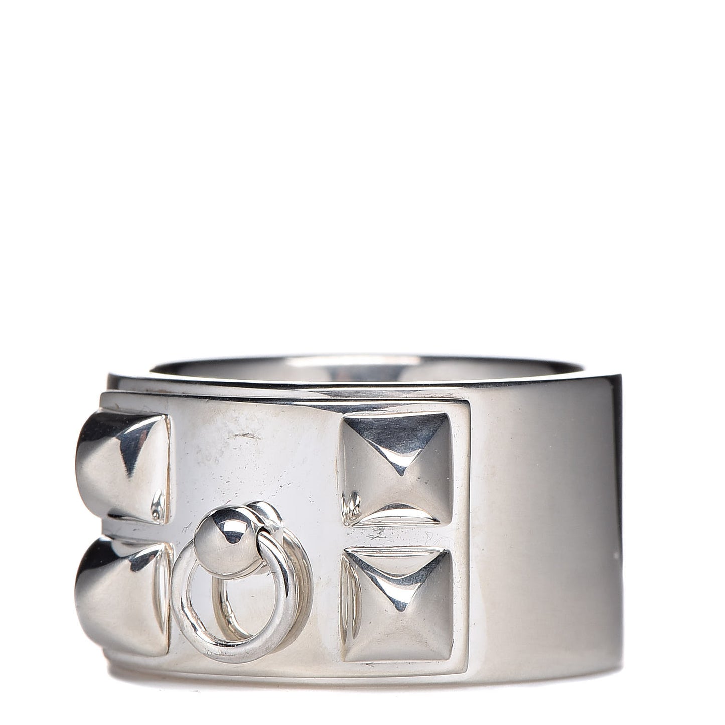 Sterling Silver Collier De Chien CDC Ring 54 6.75
