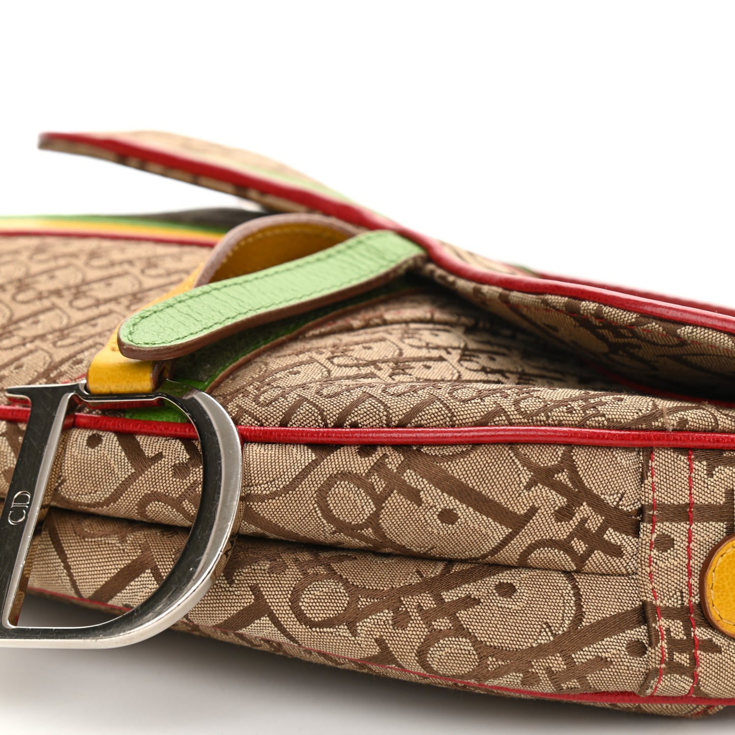 Monogram Rasta Saddle Bag Beige