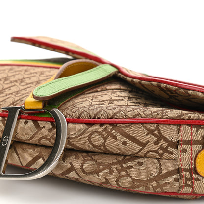 Christian Dior Monogram Rasta Saddle Bag Beige 10 of 14