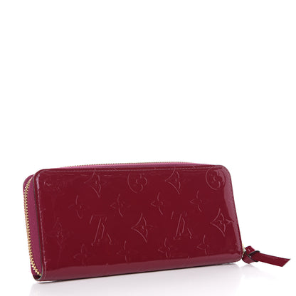 Louis Vuitton Vernis Clemence Wallet Magenta 2 of 6