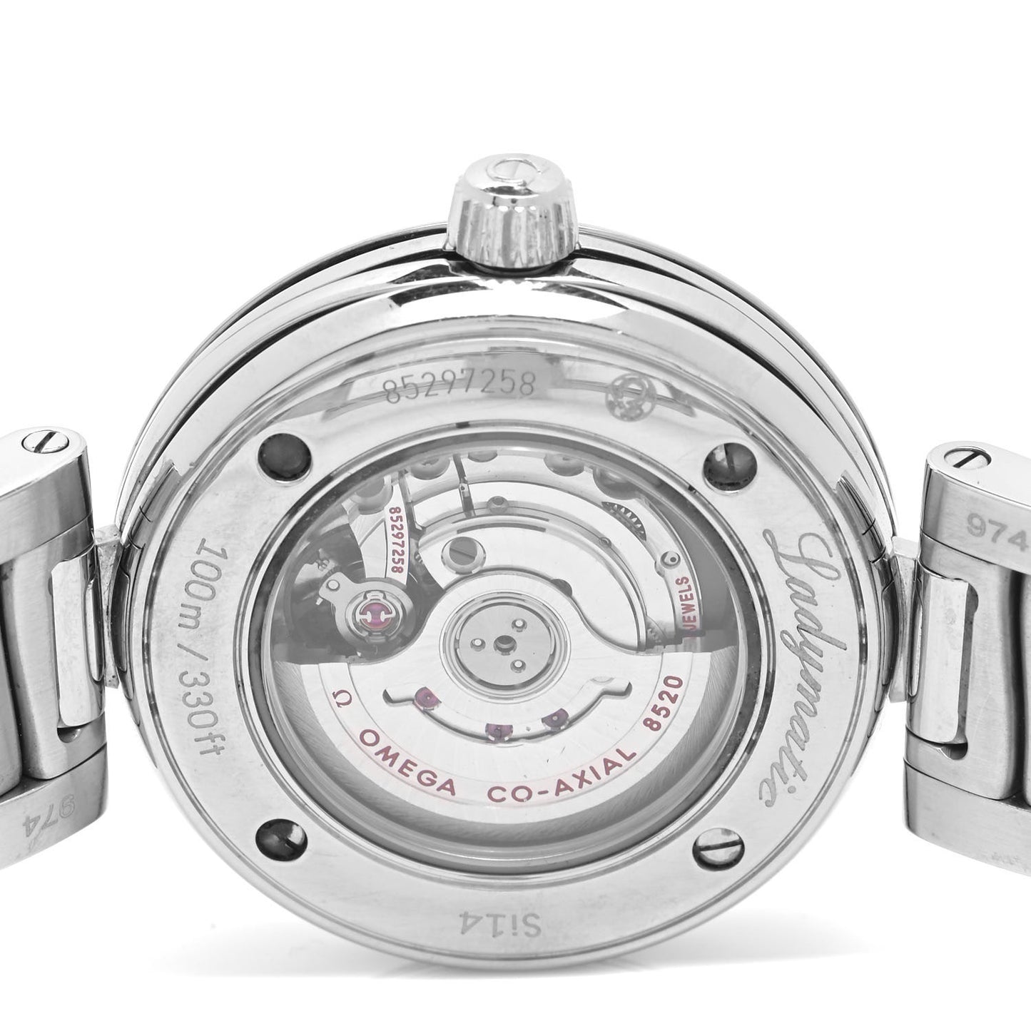 Stainless Steel 34mm Ladymatic Co-Axial Automatic Watch Black 425.30.34.20.01.001