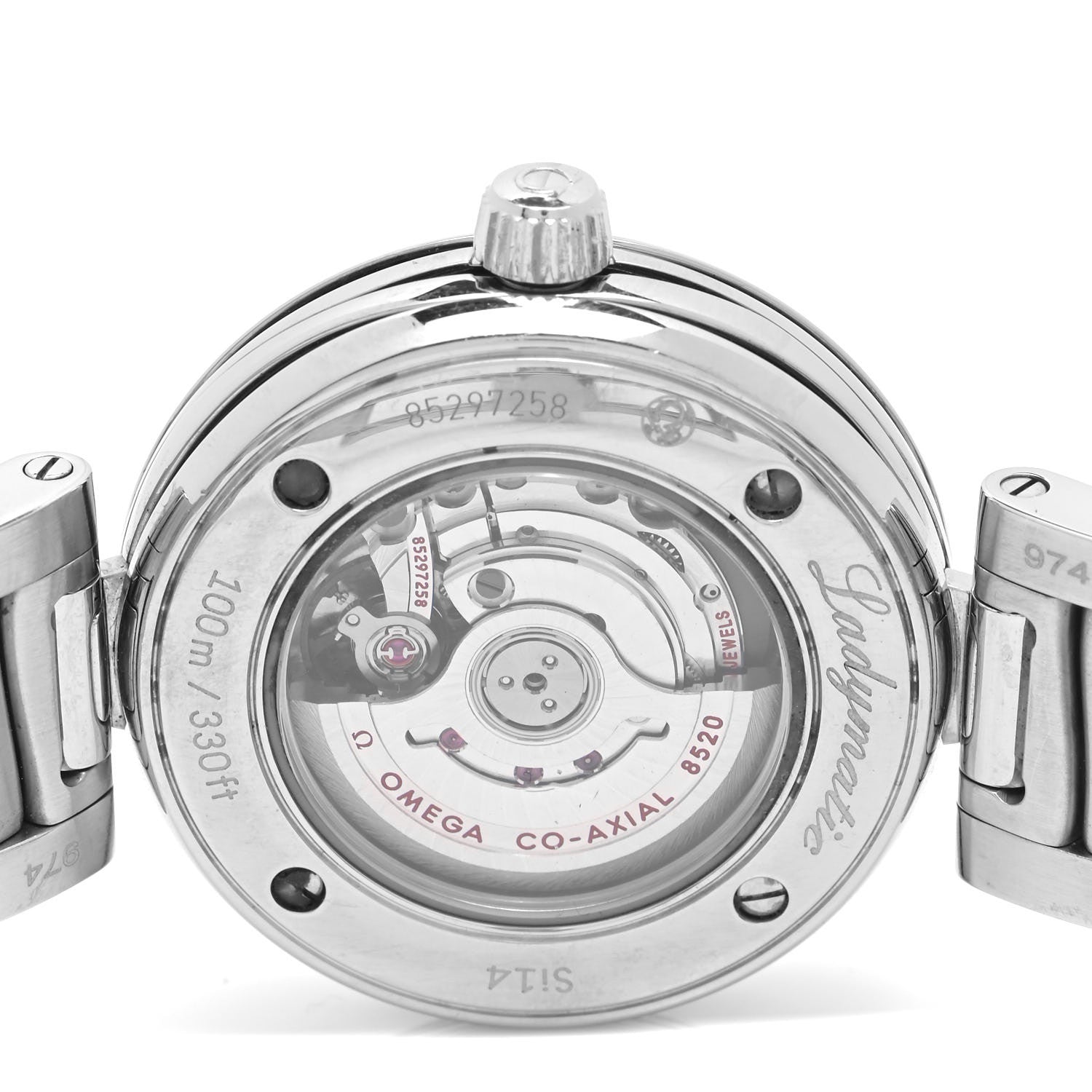 Omega Stainless Steel 34mm Ladymatic Co-Axial Automatic Watch Black 425.30.34.20.01.001 4 of 5