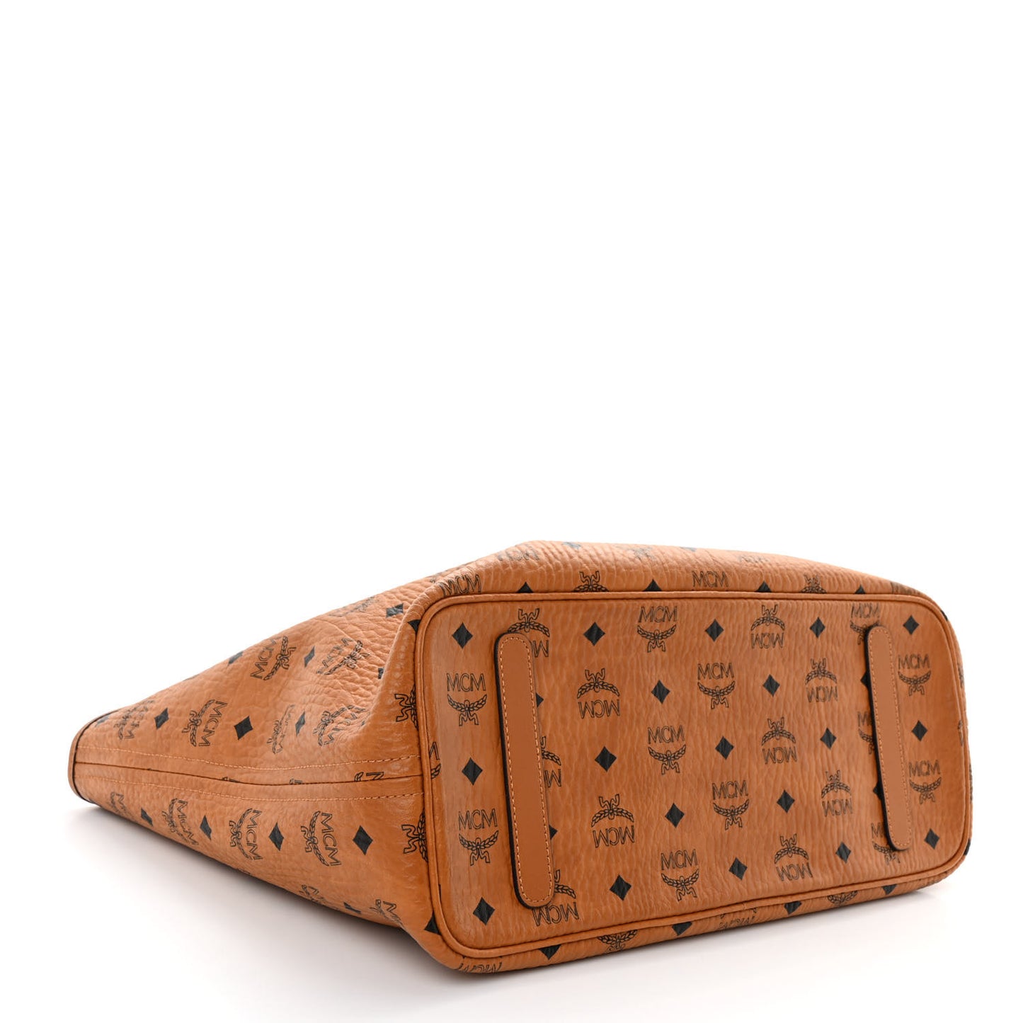 Visetos Medium Anya Essential Victory Patch Shopper Tote Cognac