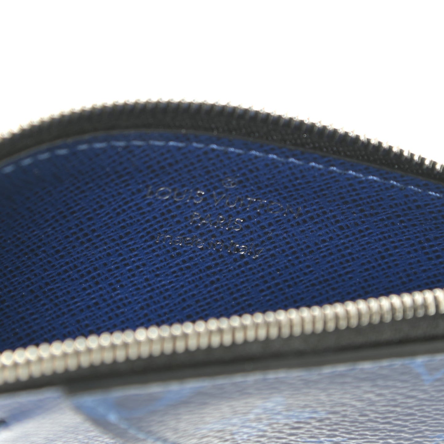 Monogram Taiga Coin Card Holder Cobalt