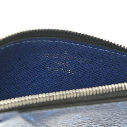 Louis Vuitton Monogram Taiga Coin Card Holder Cobalt 6 of 10
