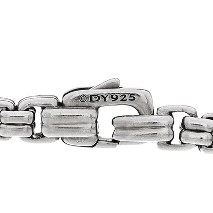 David Yurman Sterling Silver 4mm Double Box Chain Bracelet 3 of 3