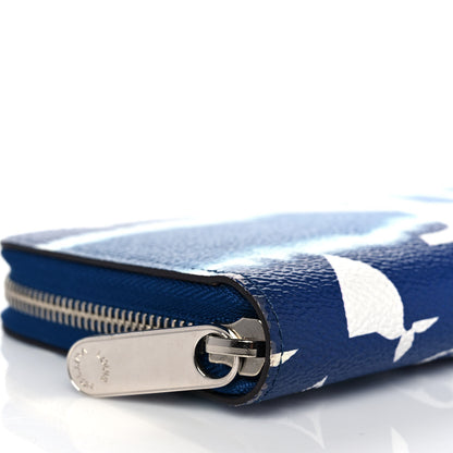Louis Vuitton Monogram Escale Zippy Wallet Blue 7 of 8