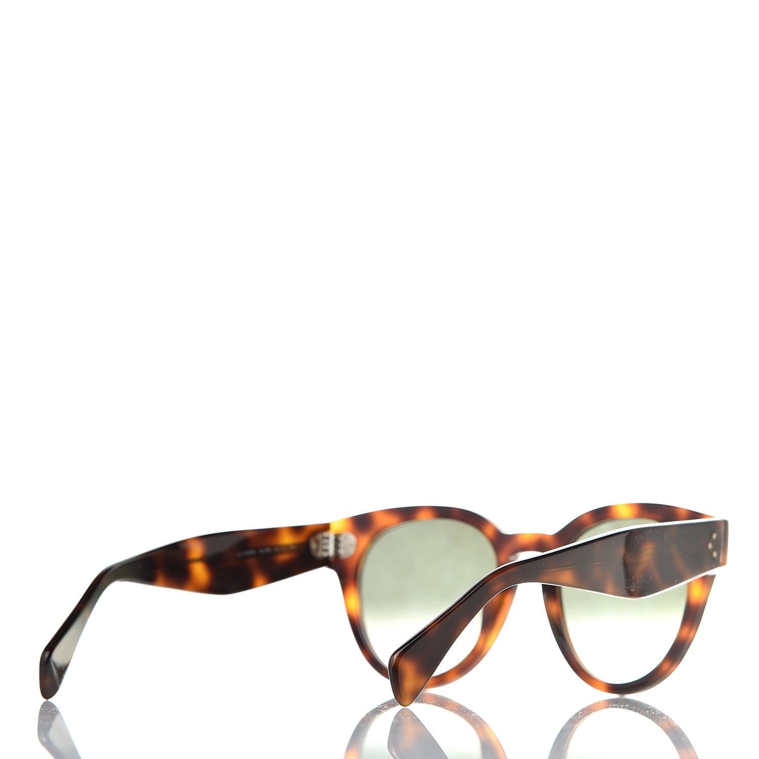 Celine Thin Preppy Sunglasses CL 41049/S Havana 4 of 6