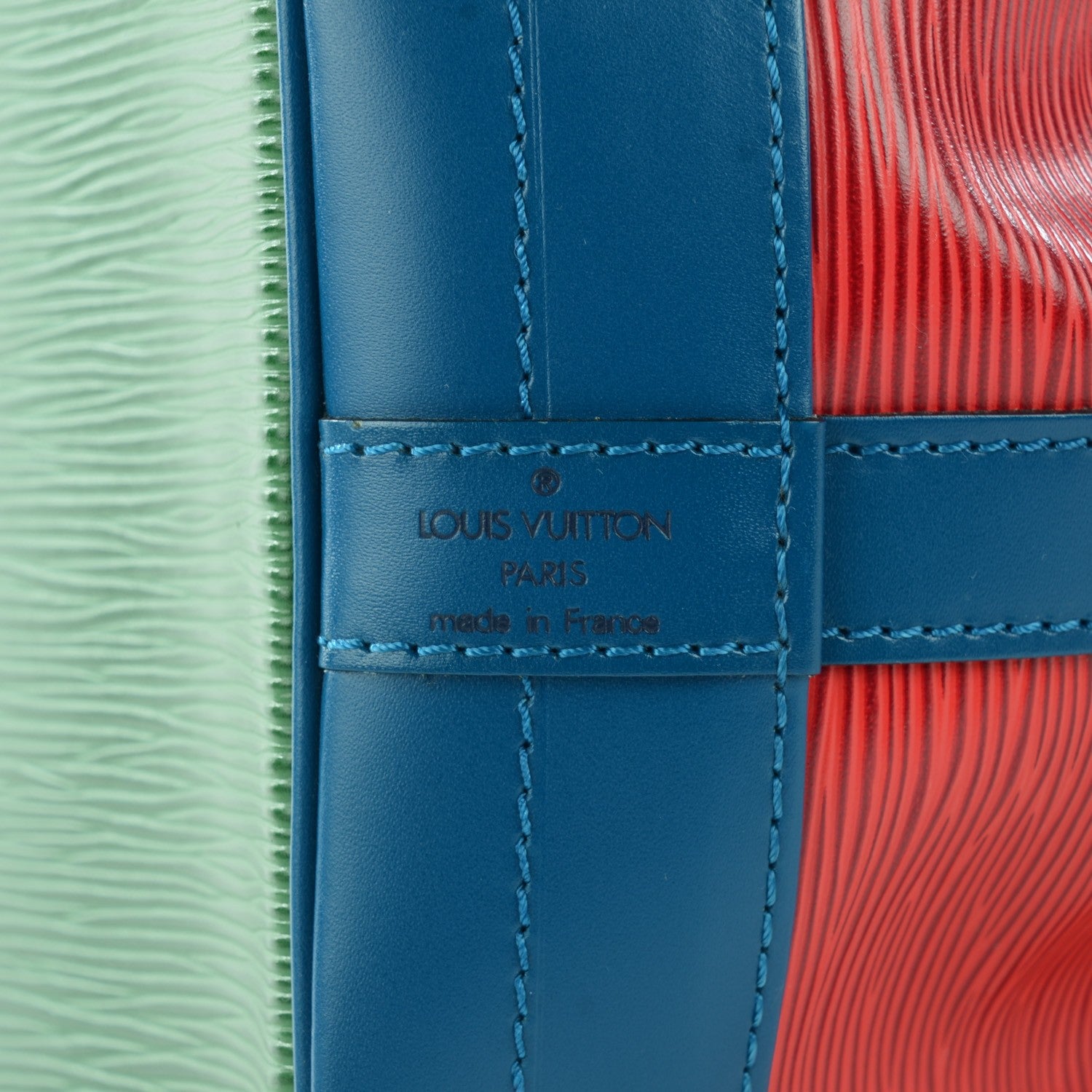 Louis Vuitton Epi Tri-Color Noe Castillan Red Toledo Borneo 6 of 9
