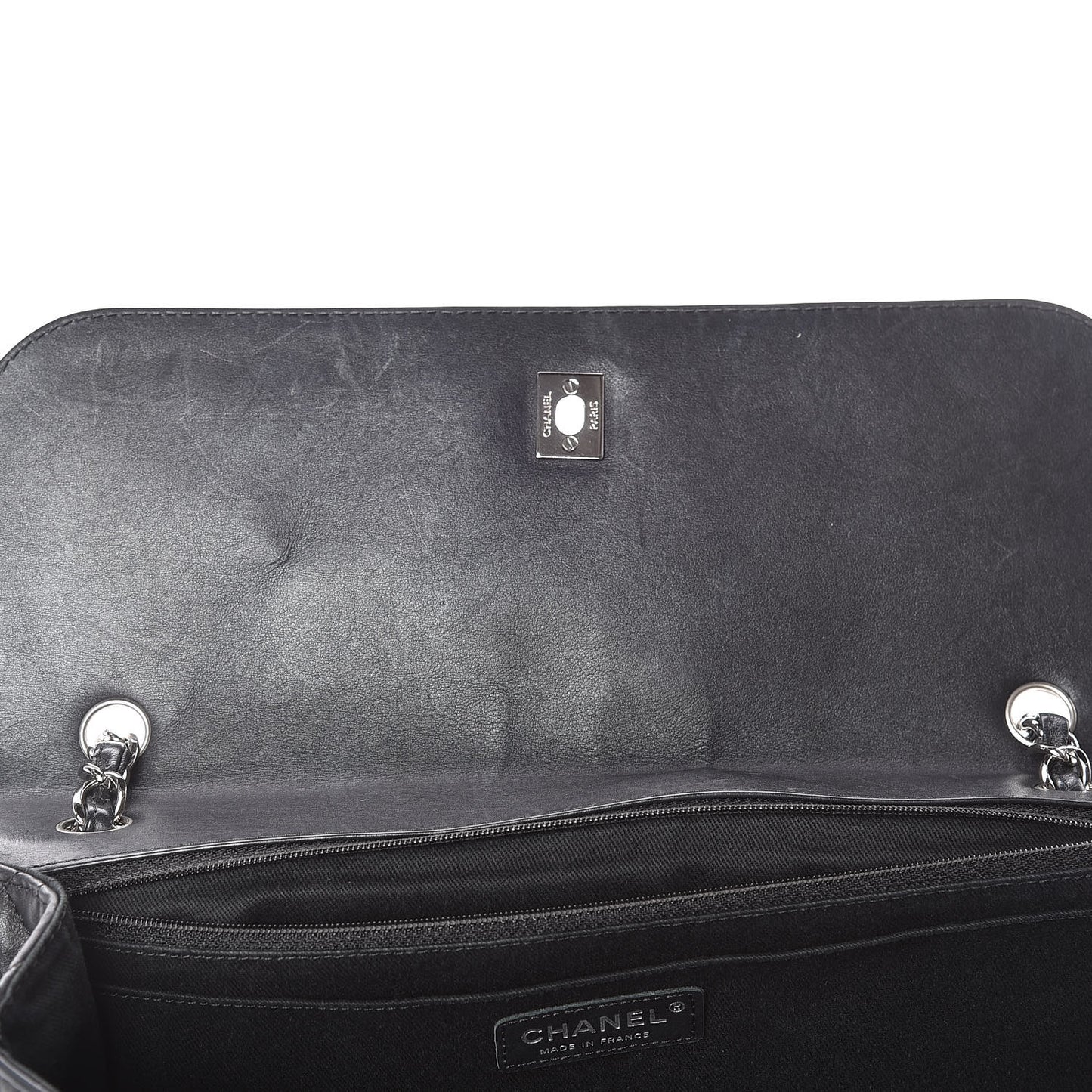 Calfskin Quilted In The Business Flap Bag Black