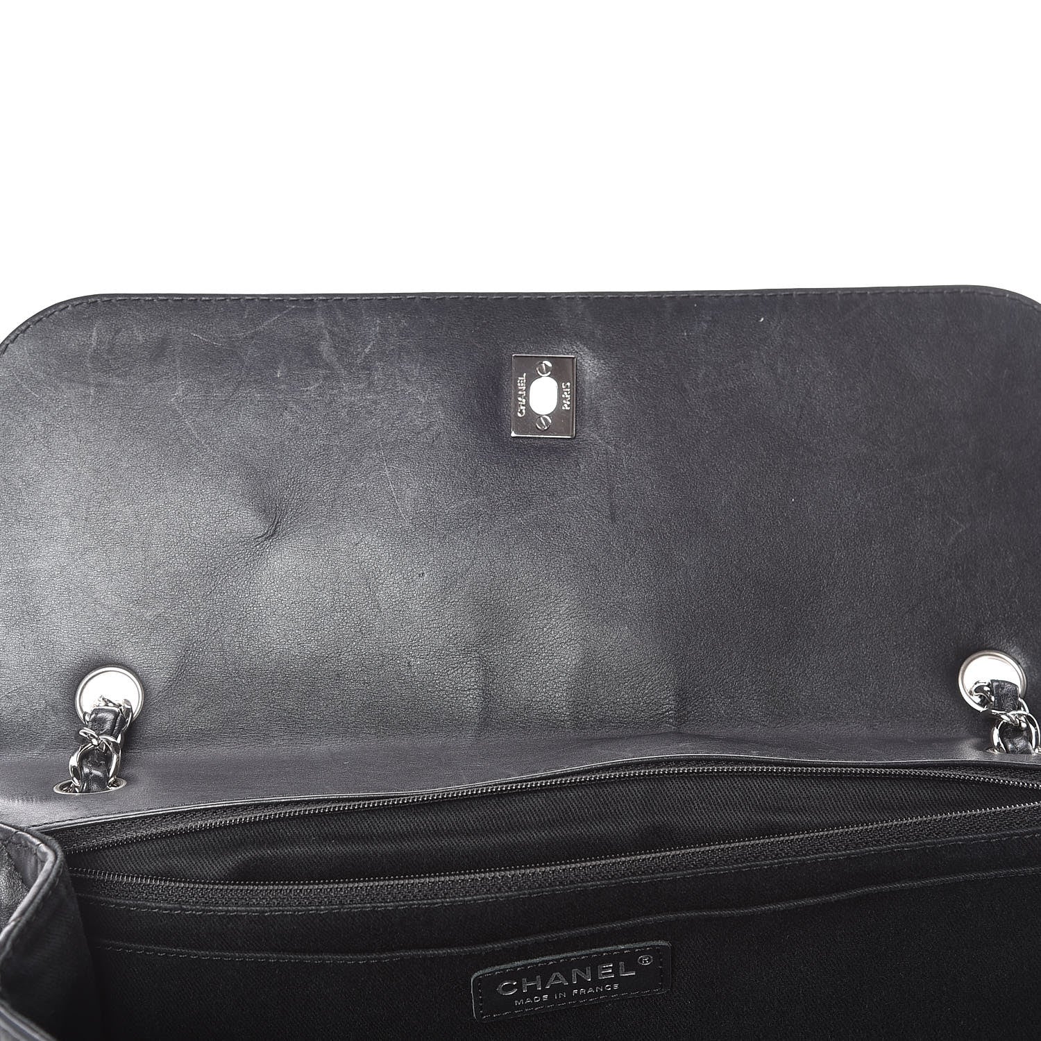 Chanel Calfskin Quilted In The Business Flap Bag Black 15 of 19