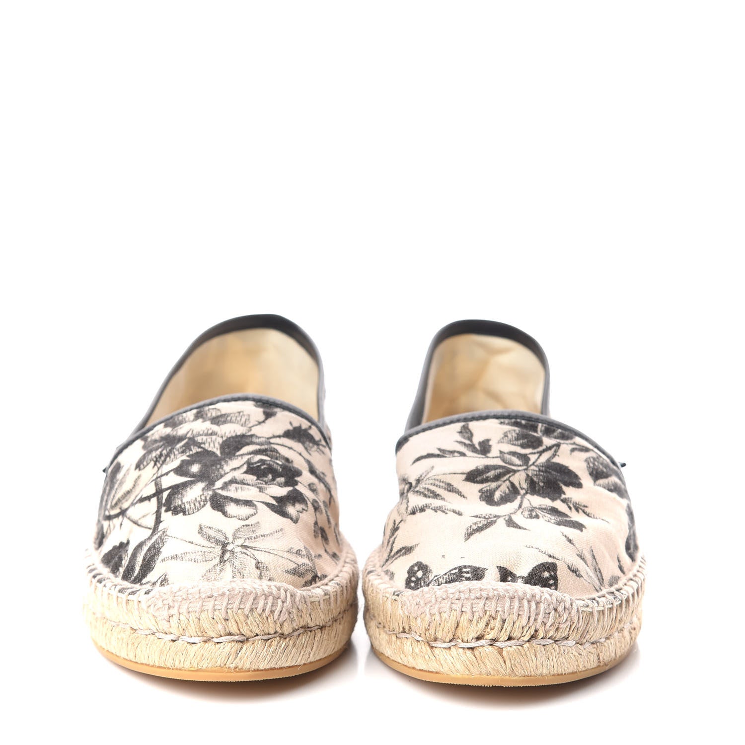 Gucci Canvas Pilar Printed Espadrille 40 Black 3 of 11