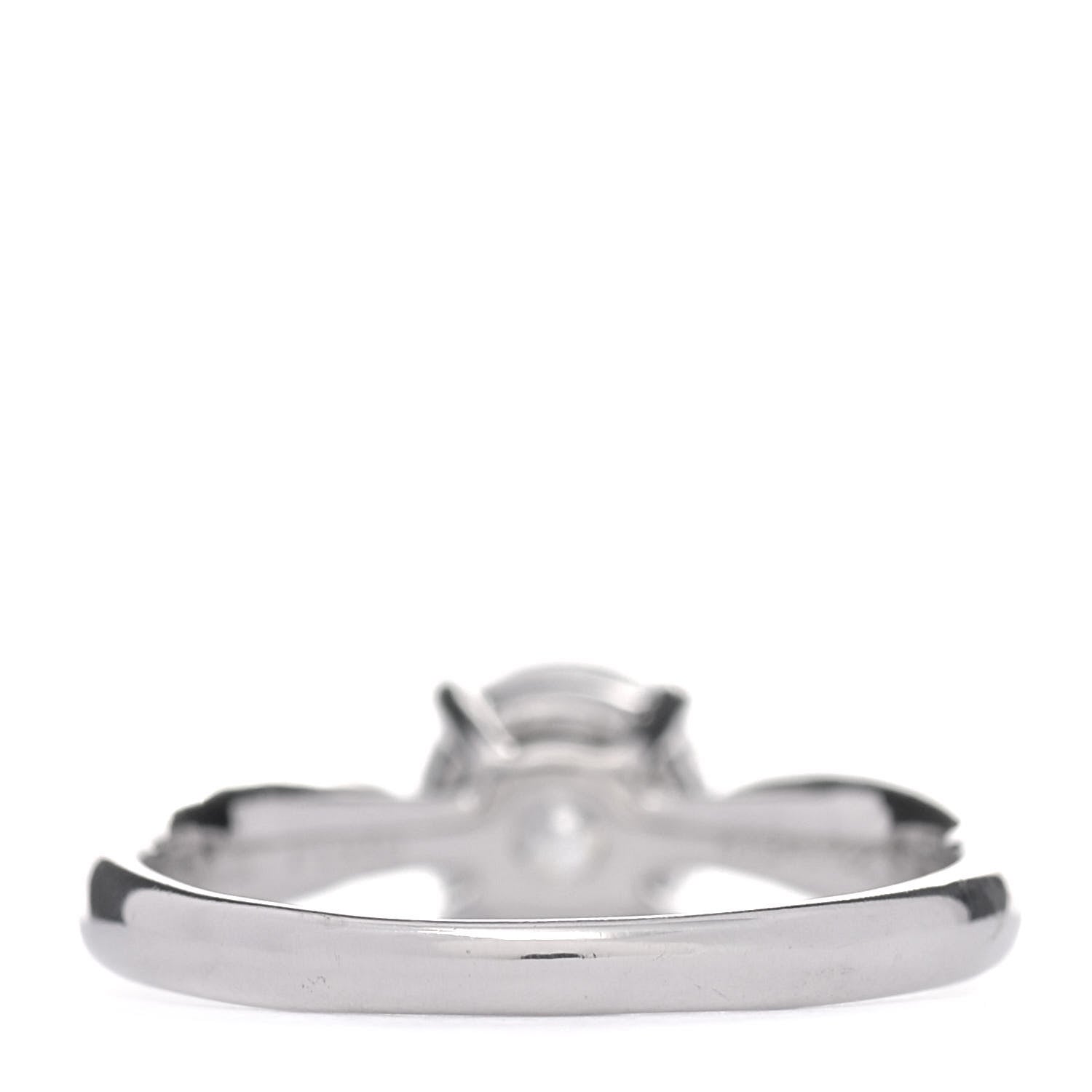 Tiffany Platinum Diamond 1.06ct Harmony Solitaire Engagement Ring 51 5.75 3 of 5