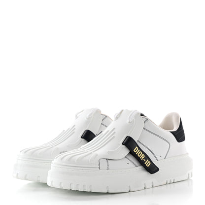 Christian Dior Calfskin Bi-Color Dior-ID Platform Sneakers 40 White Deep Blue 3 of 18