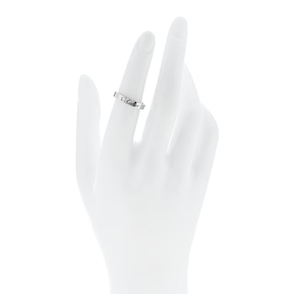 Cartier Platinum Diamond 3mm C De Cartier Wedding Band Ring 50 5.25 2 of 4