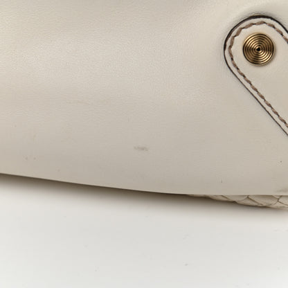 Gucci Calfskin Britt Medium Shoulder Bag White 19 of 20