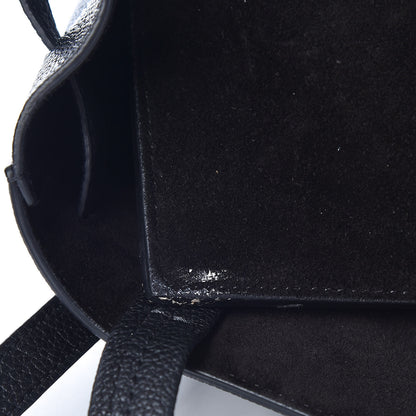 Celine Soft Grained Calfskin Small Belt Cabas Phantom Black 9 of 11