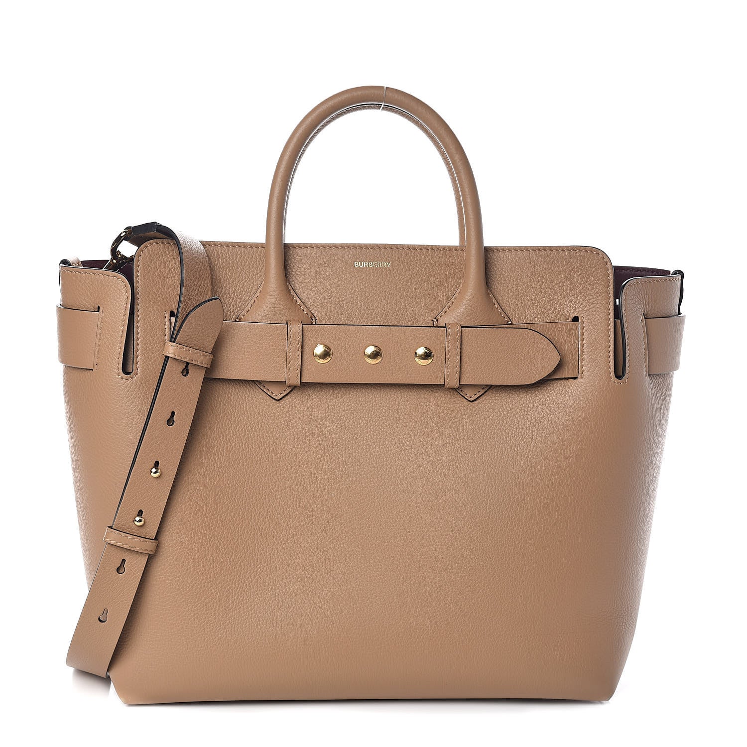 Burberry Soft Grain Calfskin Medium Belt Bag Camel 1 of 9