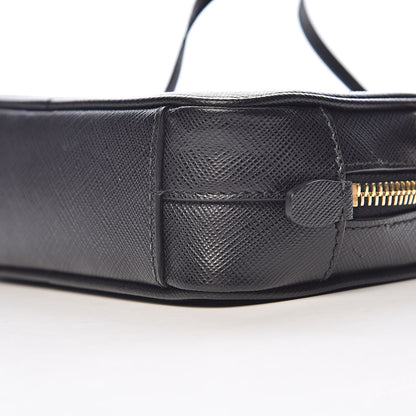 Prada Saffiano Mini Camera Crossbody Bag Black 9 of 12