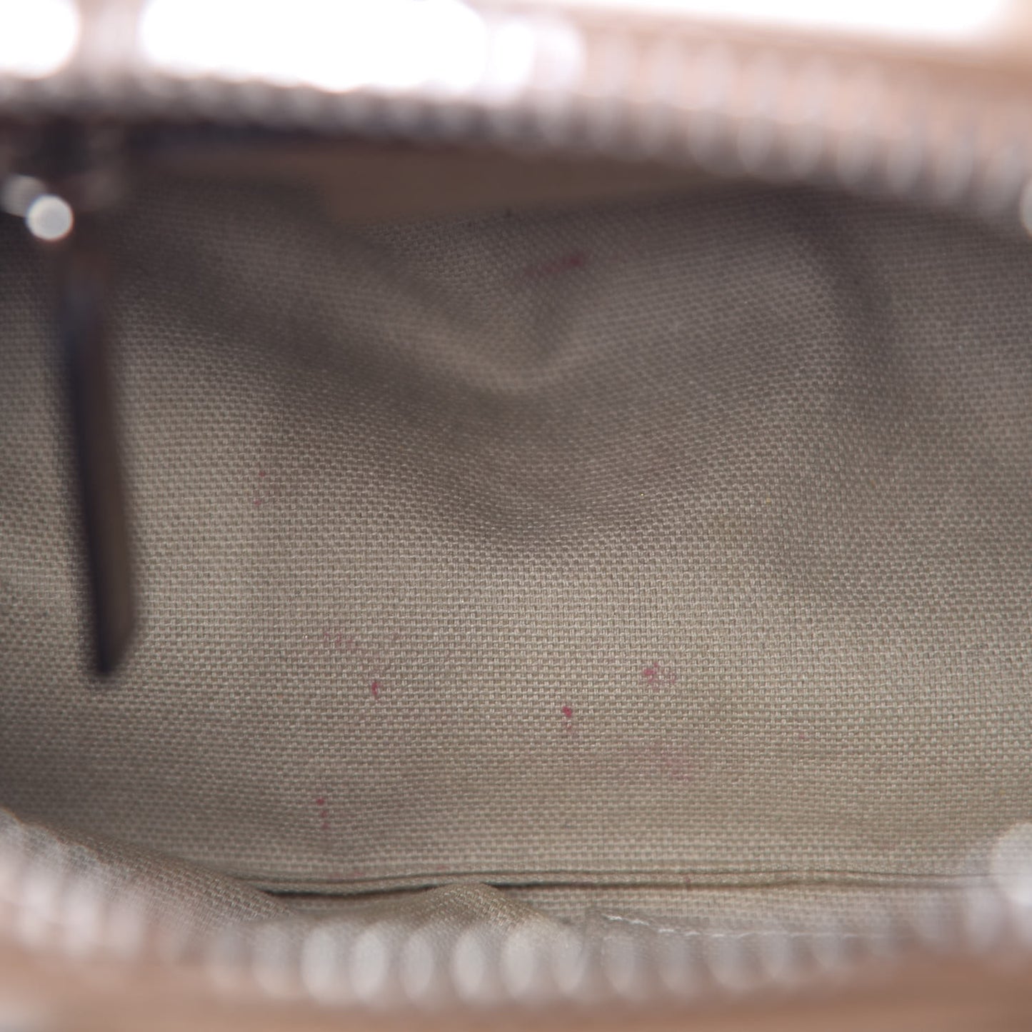 Shiny Lord Calfskin Mini Antigona Dark Beige
