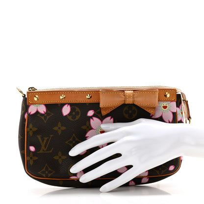 Louis Vuitton Monogram Cherry Blossom Pochette Accessories Brown 2 of 14