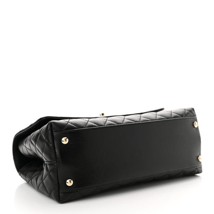 Chanel Caviar Quilted Small Coco Handle Flap Black 4 of 11